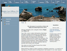 Tablet Screenshot of begleylaw.com